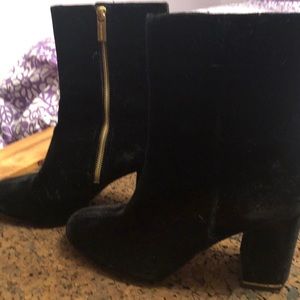 Michael Kors velvet boots.